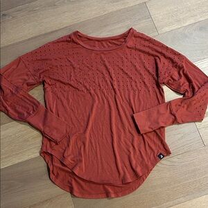 Glyder Women's Rust Long Sleeve Top